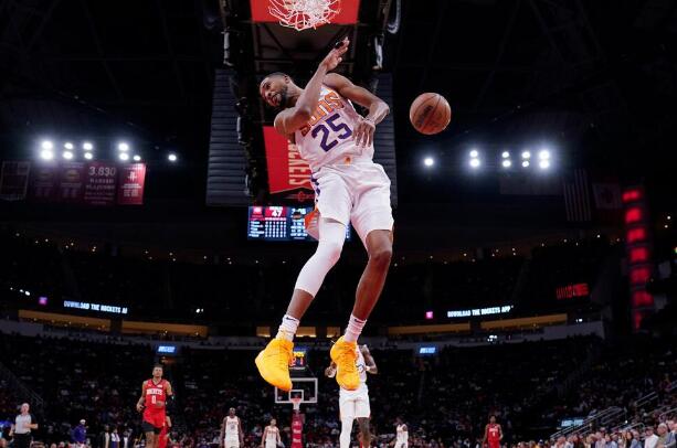Booker Has 36 Points, NBA-Leading Suns Beat Rockets 129-112