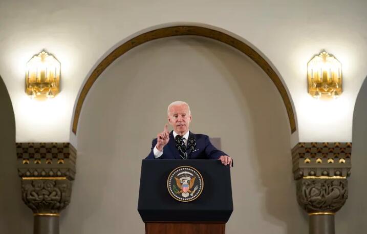 Biden says the U.S. will work to improve Palestinians’ lives