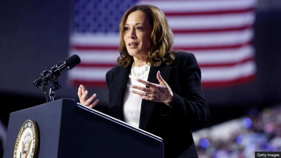 Harris gives first solo interview as Democratic nominee